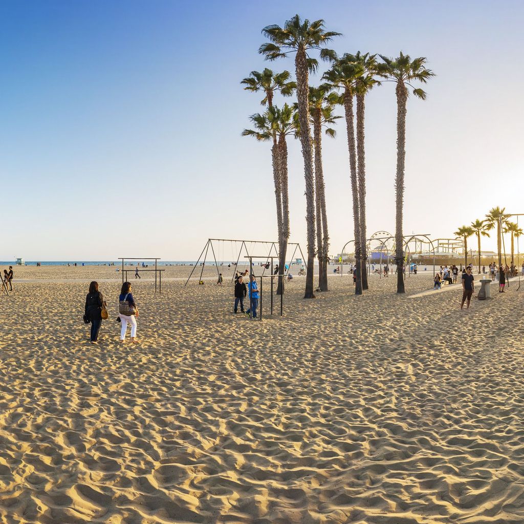 Santa Monica Pier Scene