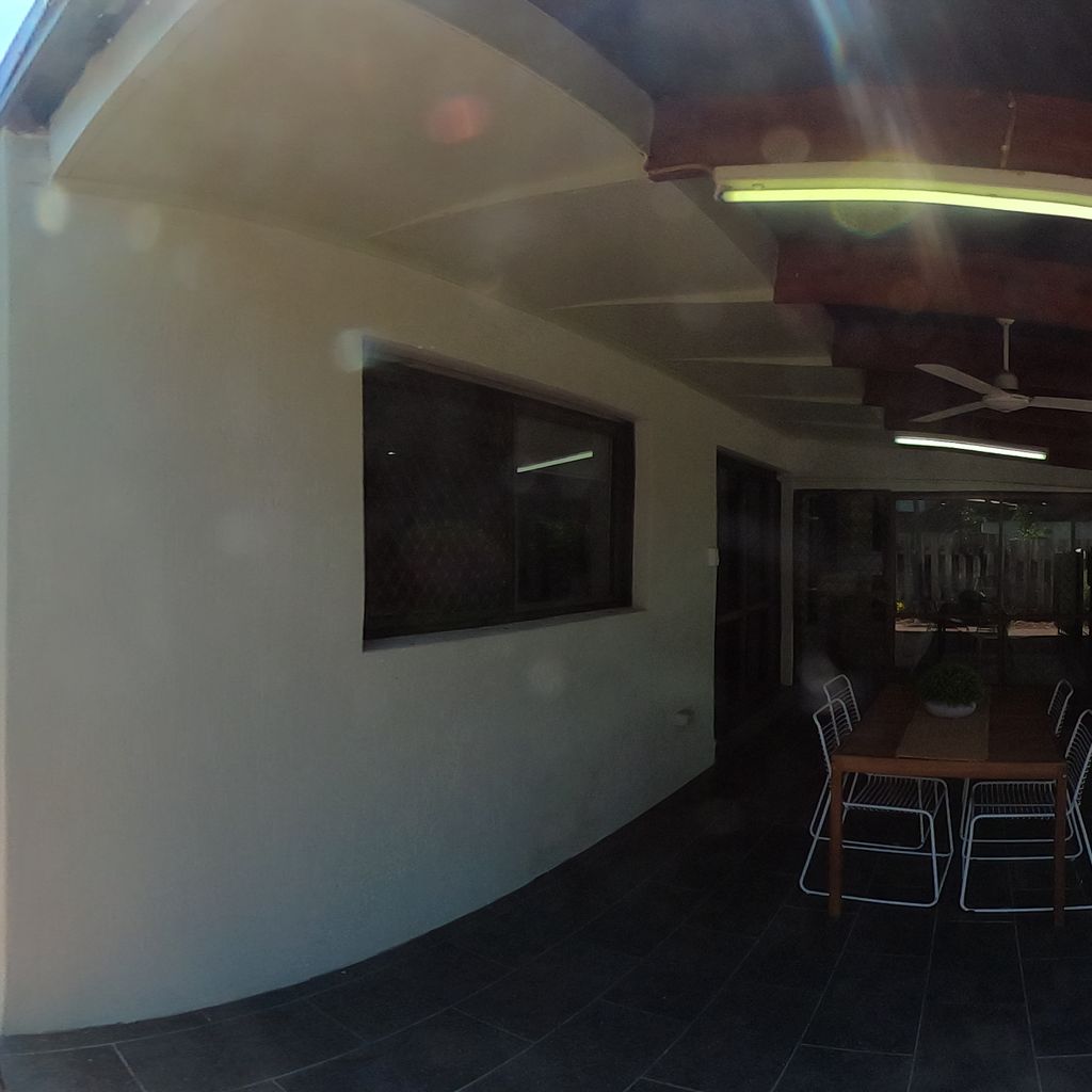 Rear patio