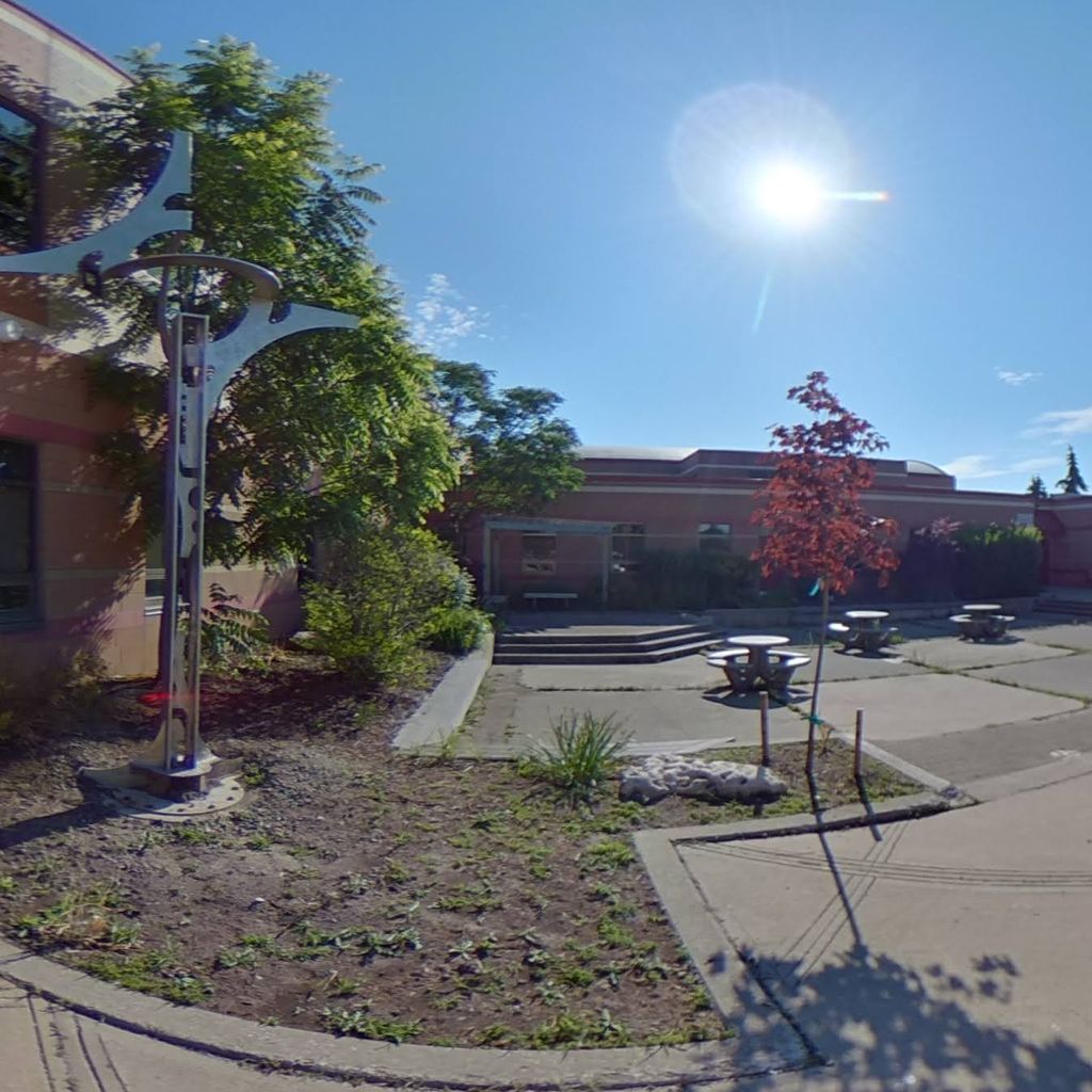 Front of school