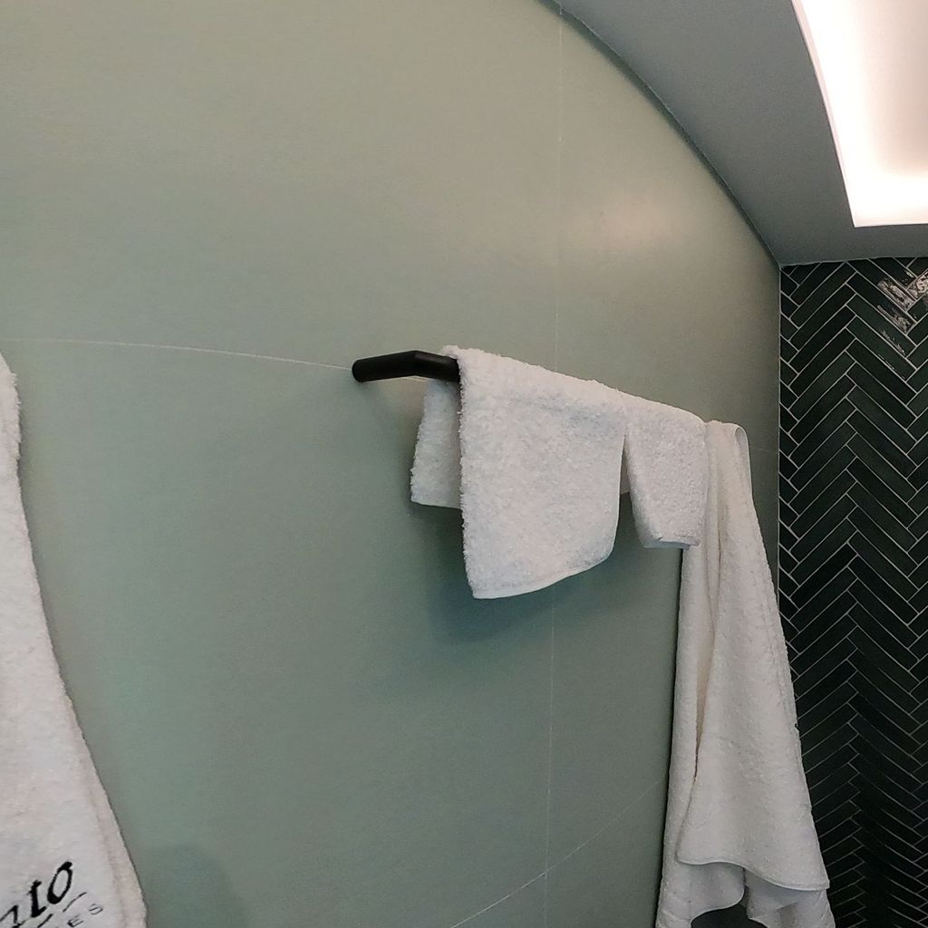 downstairs bathroom with shower