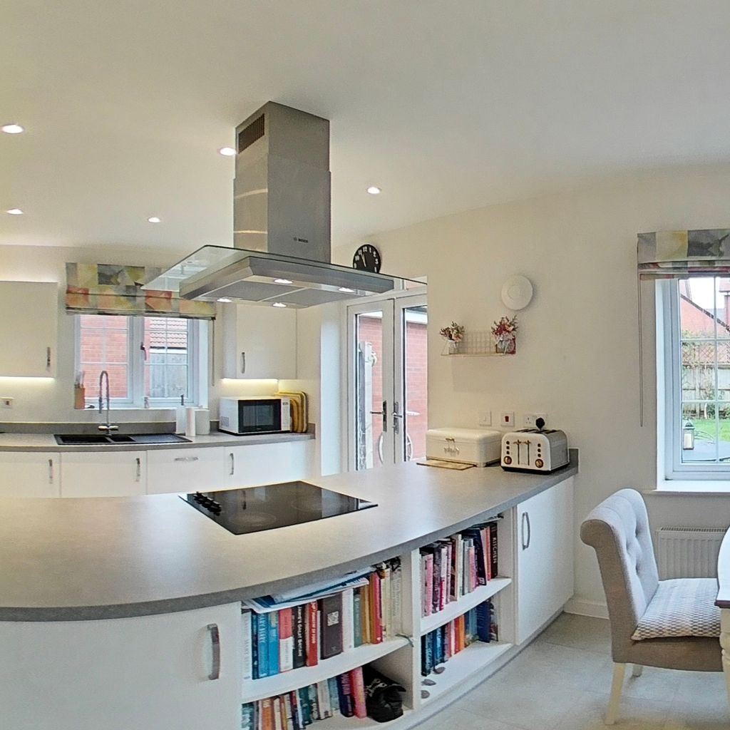 Open plan kitchen