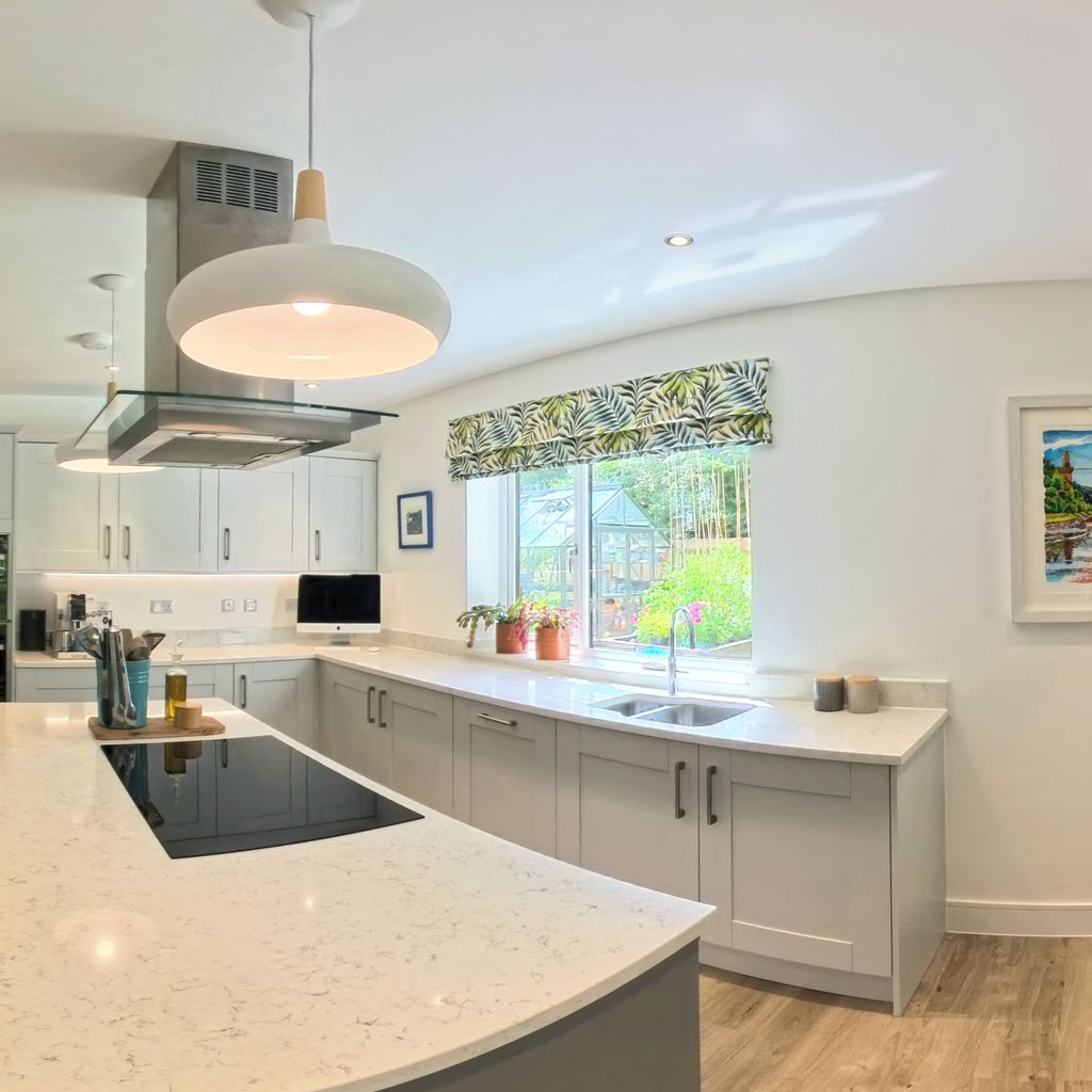 Open plan kitchen