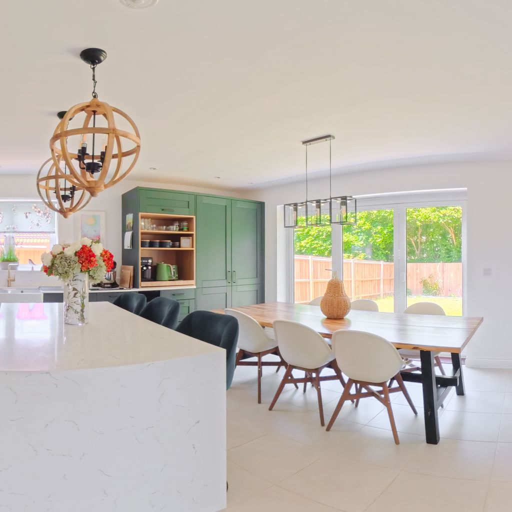 Open plan kitchen