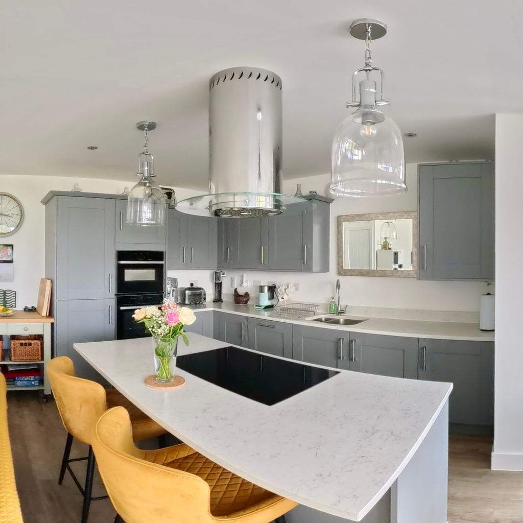 Open plan kitchen 