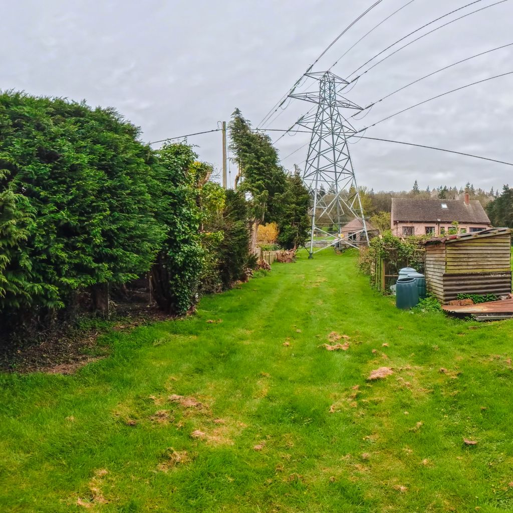Rear garden corner