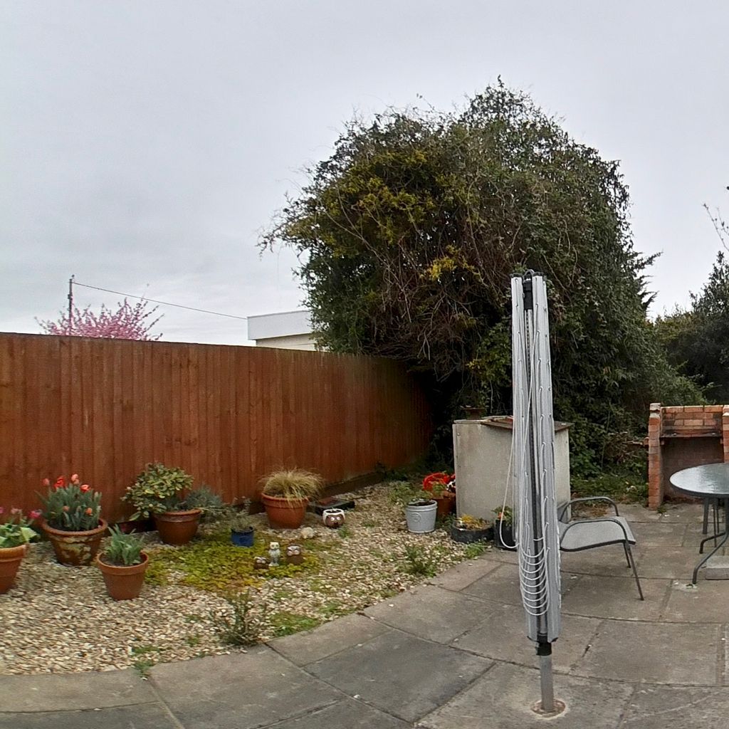 Rear patio