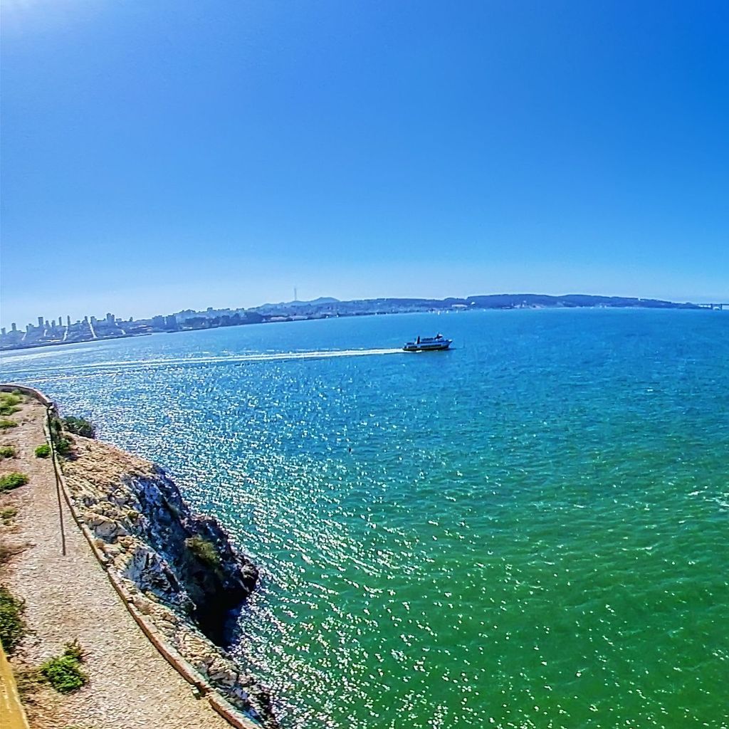 Alcatraz - West Side Gardens View